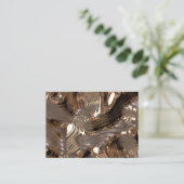 Carte De Visite Métal liquide (Debout devant)