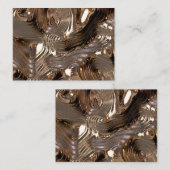 Carte De Visite Métal liquide (Devant / Derrière)