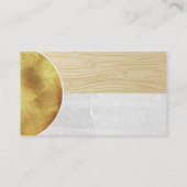 Carte De Visite Métal or | Bois | Marbre (Dos)