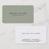 Carte De Visite Métal professionnel élégant (Devant / Derrière)