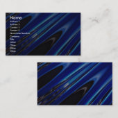 Carte De Visite Métal réfléchi (Devant / Derrière)