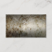 Carte De Visite métal rouillé (Dos)