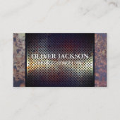 Carte De Visite Métal rouillé (Devant)