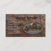 Carte De Visite Métal rouillé de camion de Ratrod (Devant)