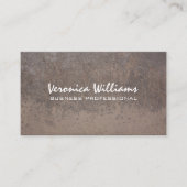 Carte De Visite Métal texturé (Devant)