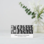 Carte De Visite Métal vélo pignon pour Bicycle Repair Shops (Debout devant)