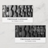 Carte De Visite Métal vélo pignon pour Bicycle Repair Shops (Devant / Derrière)