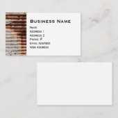 Carte De Visite Metal Vintage (Devant / Derrière)