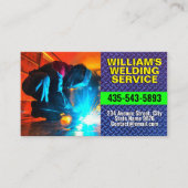 Carte De Visite Metal Work Services | Metal Fabrication & Welding (Devant)