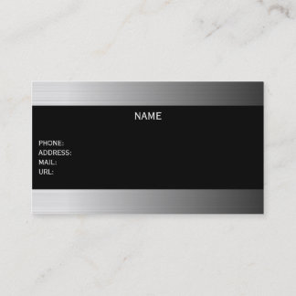 Carte De Visite metallic businesscard