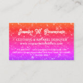 Carte De Visite Metallic gradient T Shirt Print Clothing Apparel (Dos)