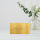 Carte De Visite metallic look (Debout devant)