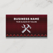 Carte De Visite Métallic roux maille main homme réparation automat (Devant)