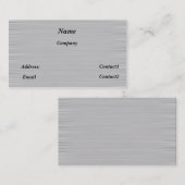 carte de visite métallique élégant (Devant / Derrière)