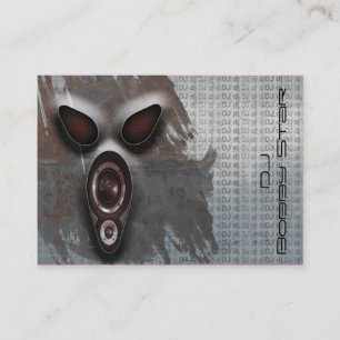 Carte de visite métallique frais de cri perçant 