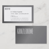 Carte De Visite Métallisé (Devant / Derrière)