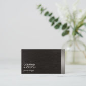 Carte De Visite Métallurgie et cuir (Debout devant)