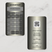 Carte De Visite Métallurgie - Miniature (Devant / Derrière)