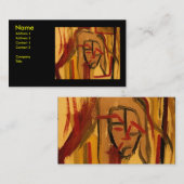 CARTE DE VISITE MÉTAMORPHES DE RAS 1 (Devant / Derrière)