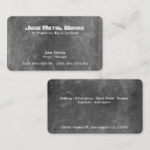 Carte De Visite Métaux ouvrés faits sur commande (Devant / Derrière)