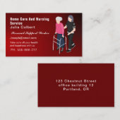 Carte De Visite Mete Compagnon Supérieur ou Aîné Gardien rouge (Devant / Derrière)