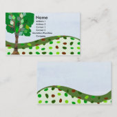 Carte De Visite Métier géométrique de paysage piqué par Digitals (Devant / Derrière)