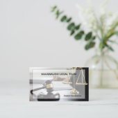 Carte De Visite Métier juridique Élégante (Debout devant)