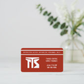 Carte De Visite Métiers et industries professionnels à haut risque (Debout devant)