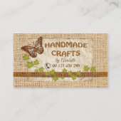 Carte De Visite Métiers faits main (Devant)