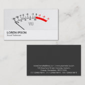 Carte De Visite Mètre VU 01 (Devant / Derrière)