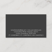 Carte De Visite Mètre VU 01 (Dos)