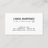 Carte De Visite Mettez mon logo (Dos)