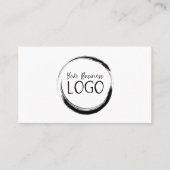 Carte De Visite Mettez mon logo sous tension (Devant)