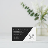 Carte De Visite Mettre d'aplomb la conception professionnelle (Debout devant)