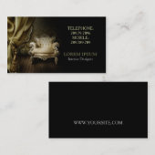 Carte De Visite Meubles de cru d'antiquités de dessinateur (Devant / Derrière)