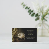 Carte De Visite Meubles de cru d'antiquités de dessinateur (Debout devant)