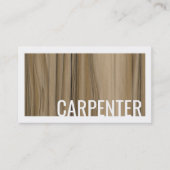 Carte De Visite Meubles de finition en bois de noyer charpentier (Devant)