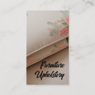 Carte De Visite Meubles Upholstery Coussins Rangés