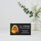 carte de visite mexicain de restauration de chef (Debout devant)