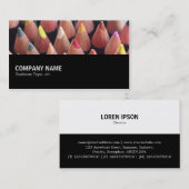 Carte De Visite Mi-chemin 0106 - Crayon couleur (Devant / Derrière)