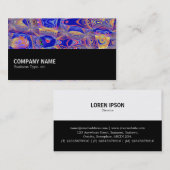 Carte De Visite Mi-chemin 0108 - Abstrait fractal 061012a (Devant / Derrière)