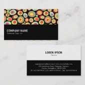 Carte De Visite Mi-chemin 0120 - Abstrait 20213 (Devant / Derrière)