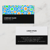 Carte De Visite Mi-chemin 0121 - Abstrait 030413 (Devant / Derrière)