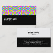 Carte De Visite Mi-chemin 012 - Terrazzo Motif 03 (Devant / Derrière)