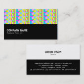 Carte De Visite Mi-chemin 013 - Terrazzo Motif 04 (Devant / Derrière)