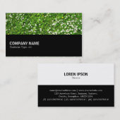 Carte De Visite Mi-chemin 030 - Marguerites (Devant / Derrière)