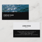 Carte De Visite Mi-chemin 04 - Eau Parkling (Devant / Derrière)