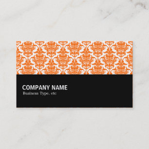 Carte De Visite Mi-chemin 055 - Orange Damask