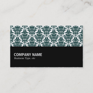 Carte De Visite Mi-chemin 062 - Dk Green Damask
