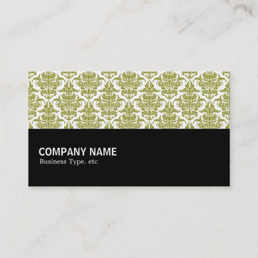 Carte De Visite Mi-chemin 071 - Olive Damask (Devant)